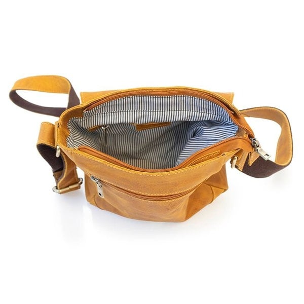 PRIMEHIDE Columbia Buckle Messenger Bag