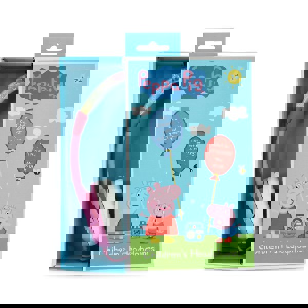 Peppa Pig | Glitter Rainbow Peppa Kids Headphones - xploregifts