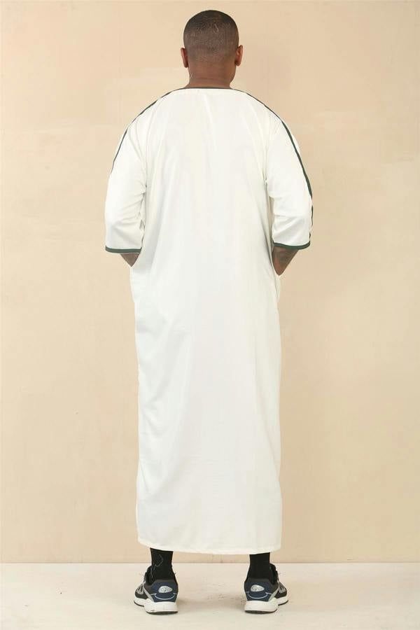 Infinity Leather Men's Moroccan Thobe Djellaba Jubba Robe Eid