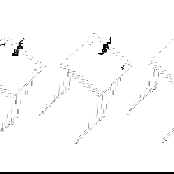 Furniture To Go Prima Desk 150 cm in Oak with White legs