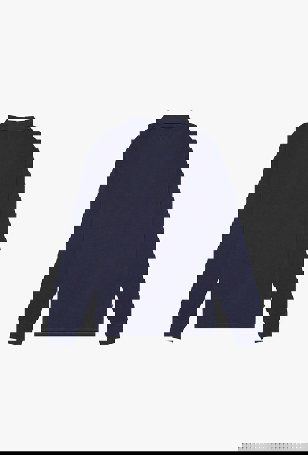 Aquascutum Active Iconic Front Club Check Long-Sleeve Polo