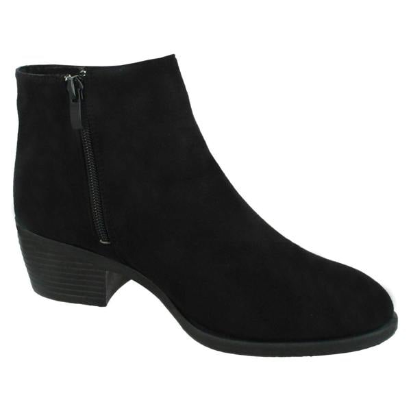 Spot On Ladies Spot On Mid Heel Ankle Boots F51168