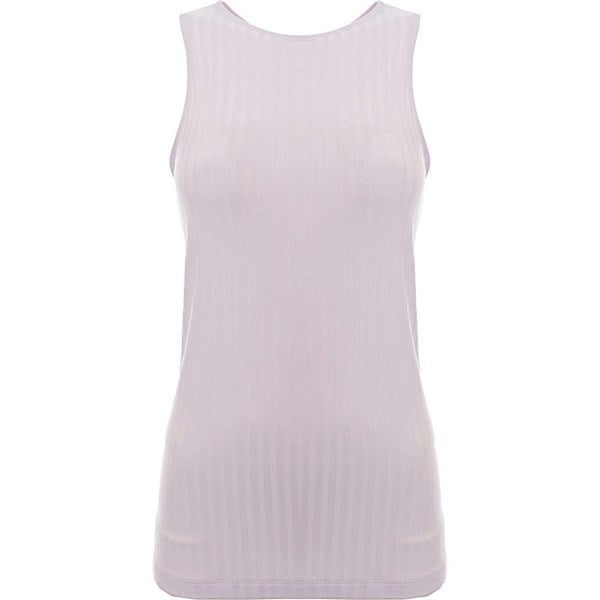 Reebok Women's Training Maternity Ribbed Tank in Purple