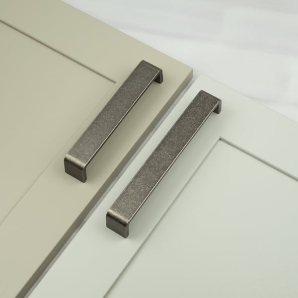 Handle & Home Antique Pewter Kitchen Cabinet D Handle
