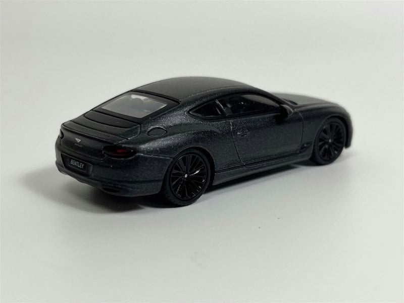 Mini GT Bentley Continental GT Speed 2022 Anthracite Satin LHD 1:64 Mini GT MGT00442L