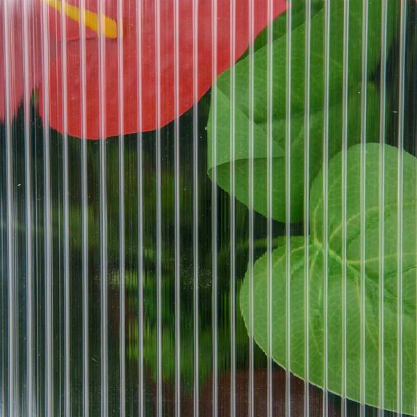 Clear ribbed polycarbonate panel sheet for cold frame greenhouse