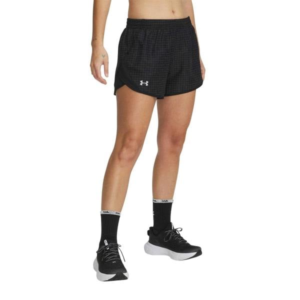 Under Armour Womens Fly By Novelty Shorts - Black
