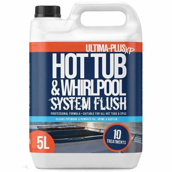 Ultima Plus XP ULTIMA-PLUS XP Hot Tub and Whirlpool System Flush - Deeply Cleans to Remove Dirt, Bacteria & Grime From Pipework 5L