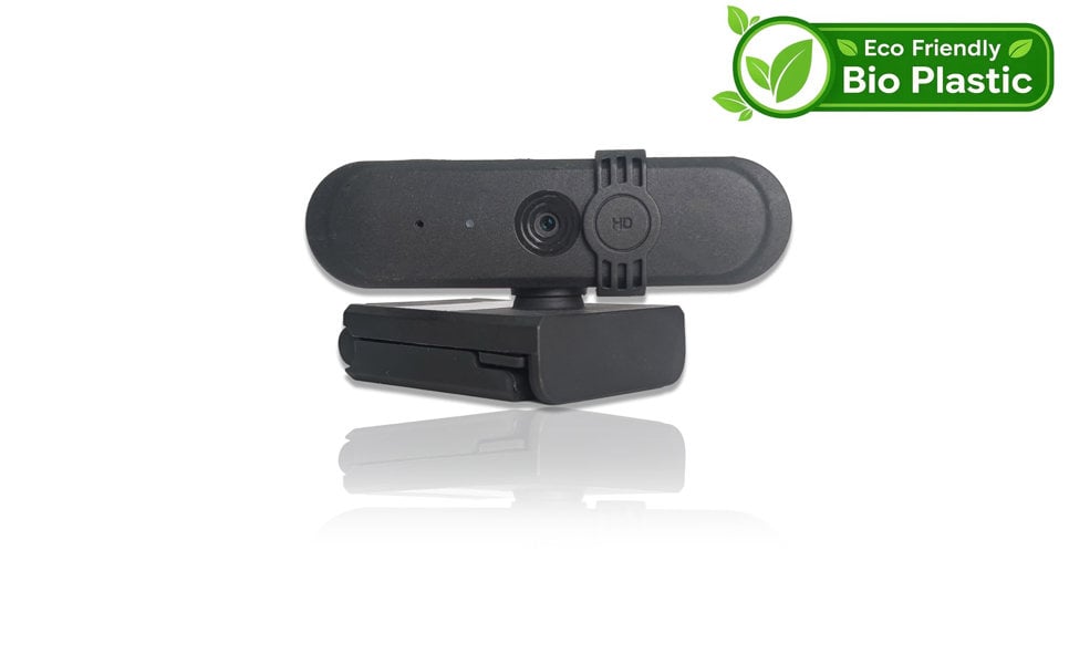 Accuratus BIO CAM900 Webcam - Full HD USB Camera Biodegradable Plant Based Resin Case