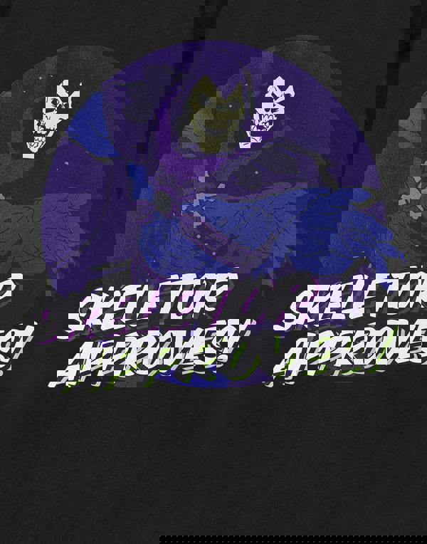 Masters of the Universe Unisex Black Skeletor Approves Short Sleeved T-Shirt