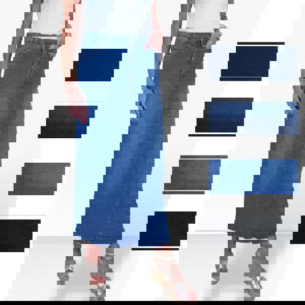 Paulo Due Women's Denim Maxi Skirt