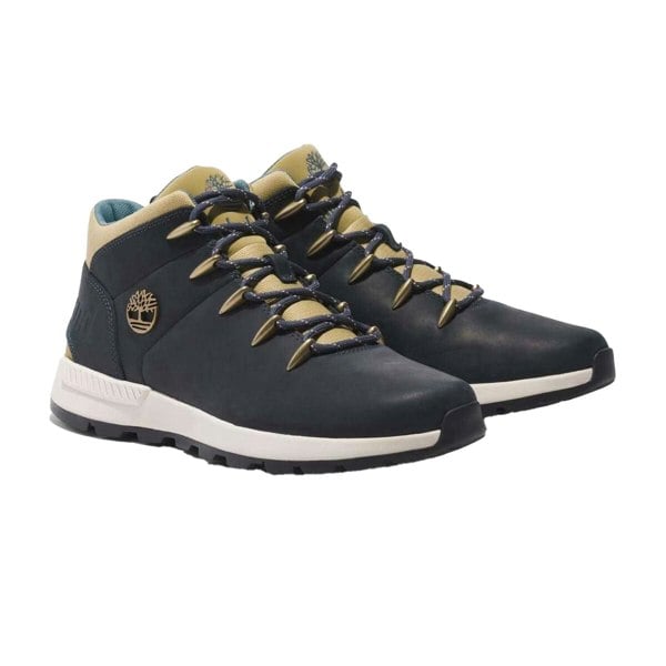 Timberland Mens Sprint Trekker Leather Lace Up Mid Boots - Blue