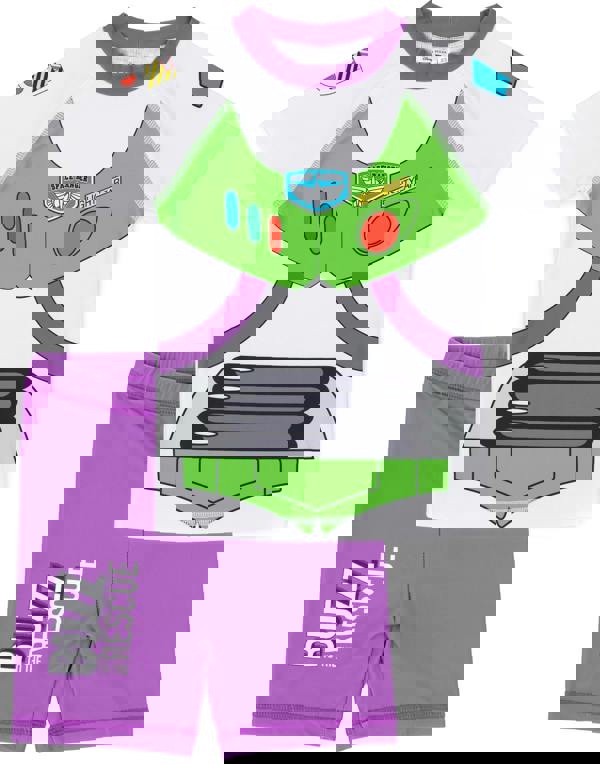 Disney Boys Multicoloured Buzz Lightyear Novelty Dress-Up Style 2 Piece Swim Set