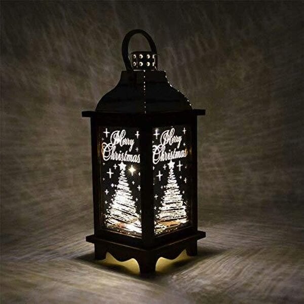 Shatchi 26cm to 55cm Decorative Christmas Lights and Feather Tree Table Lamps with Warm White LEDs