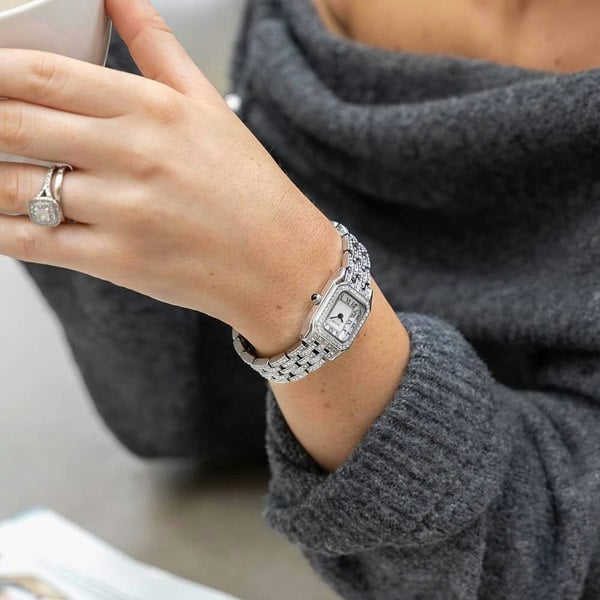 Sekonda Monica Silver Crystal Set Watch 40660