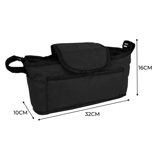 Monstershop Pet Stroller Caddy Bag - Black