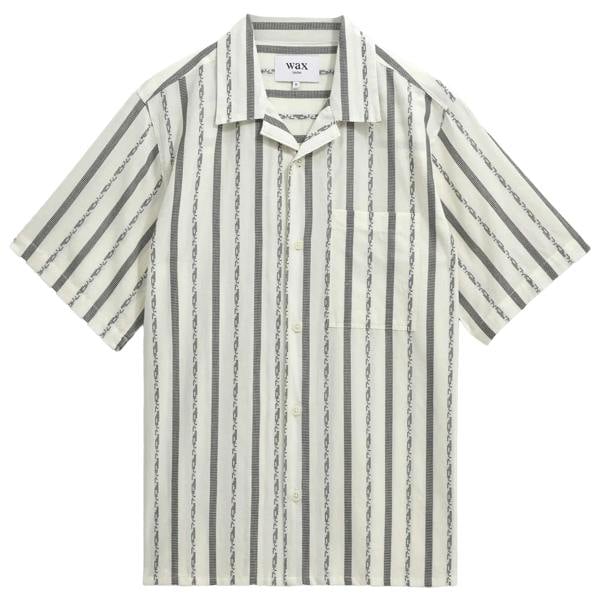 Wax London Didcot Fleck Stripe Shirt