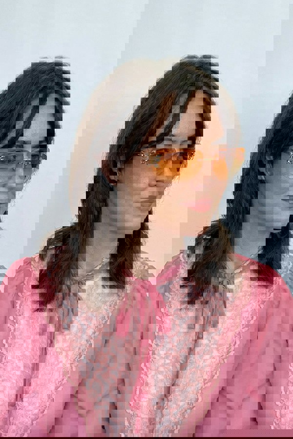 SVNX Butterfly Y2K Rimless Sunglasses