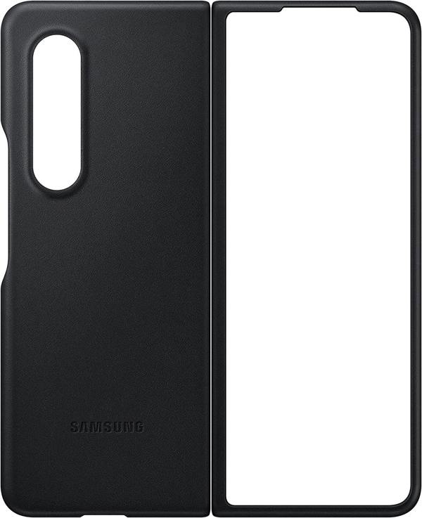 Samsung Galaxy Z Fold 3 Leather Cover Black - EF-VF926LBEGWW