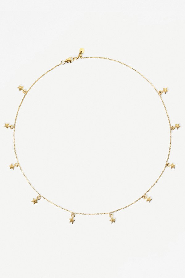 Elk & Bloom Star Feeling Chunky 14K Gold Choker Necklace