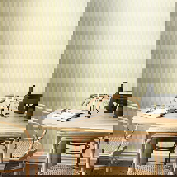 Hoopla Walls Tiny Stripe - Willow 10m Wallpaper