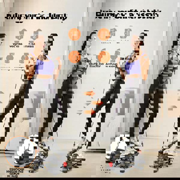 Centra Mini Stepper Adjustable Resistance Rope Aerobic Step Trainer Fitness