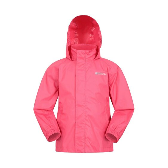 Mountain Warehouse Kids Pakka II Waterproof Jacket - Pink - Pink - 100% Polyamide