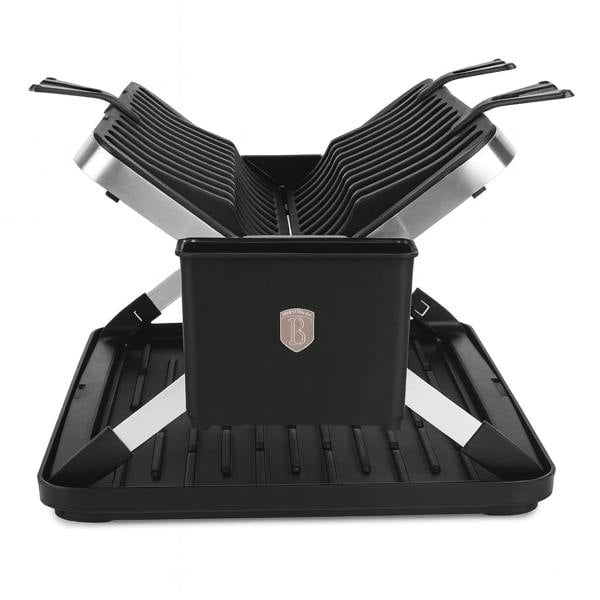 Berlinger Haus BH8893 – Dish Rack | Black & Rose Gold