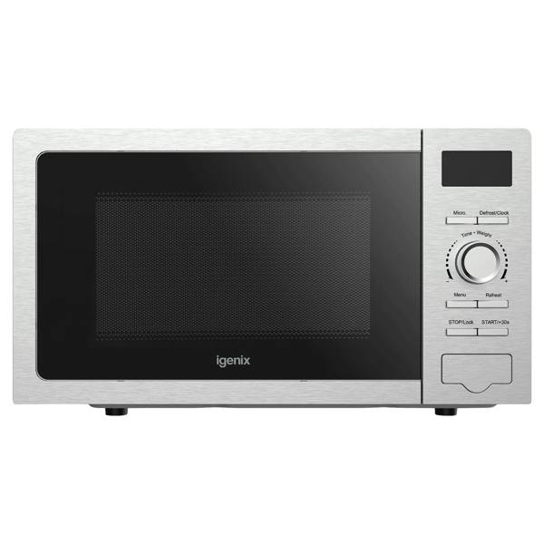igenix Digital Microwave, 20 Litre, 5 Power Settings, 800W, Stainless Steel, IGMS02080SS