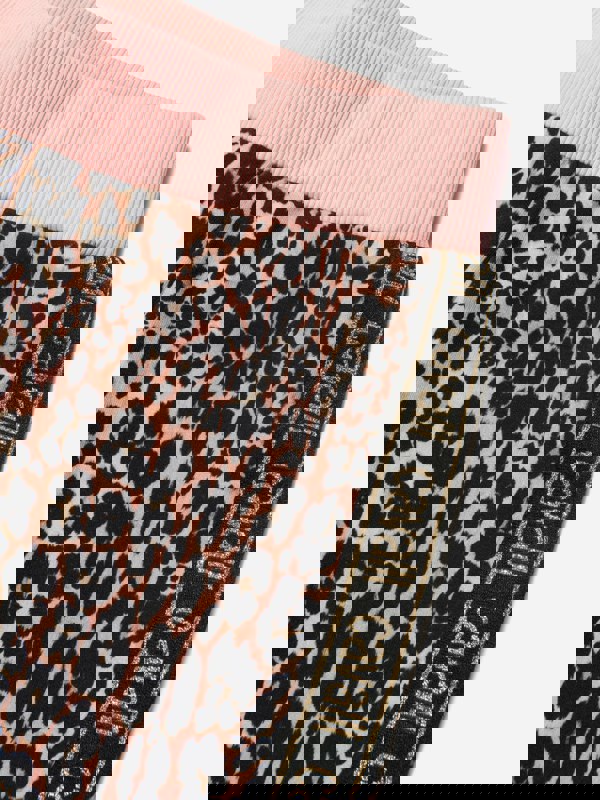 Roberto Cavalli Girls Cotton Leopard Print Leggings