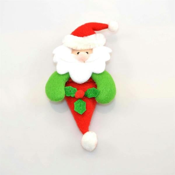 3 Soft Teddy Christmas Tree Hanging Decorations, Multicolour Foam Novelty Home Decor image 4