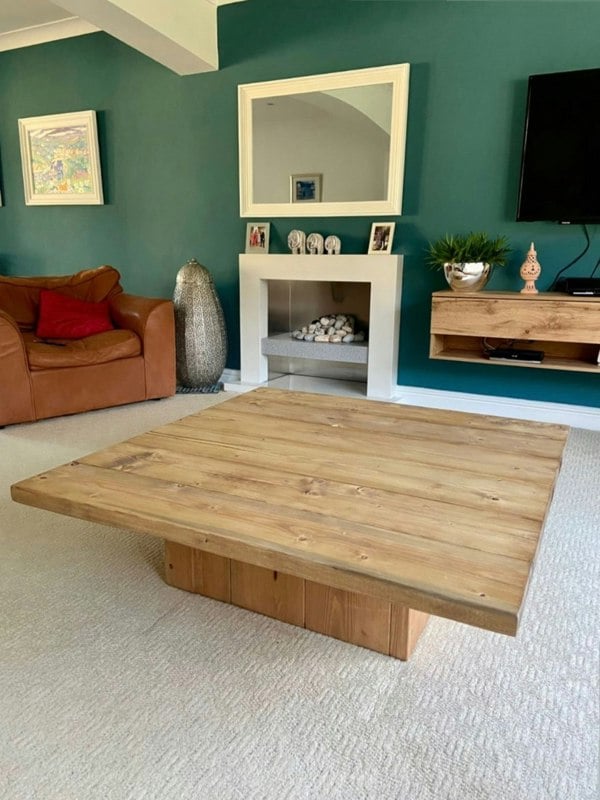 The Bespoke Carpentry Co Square Coffee Table