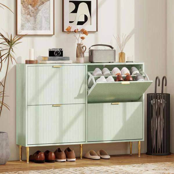 Flip-down Shoe Cabinet