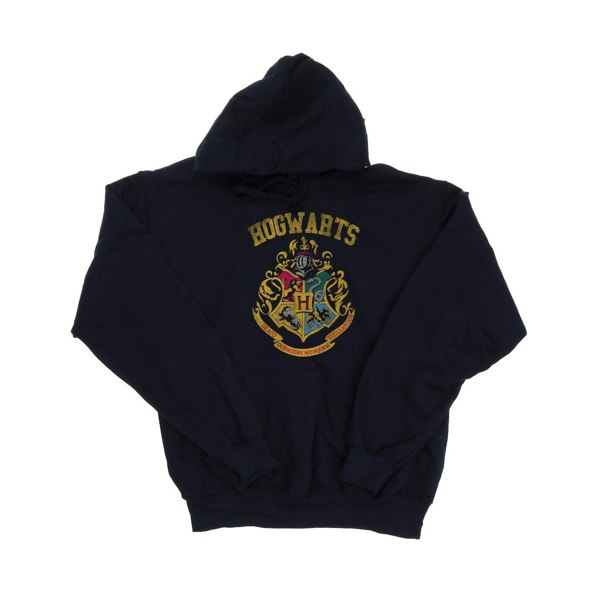 Harry Potter Womens/Ladies Hogwarts Varsity Hoodie - Navy Blue