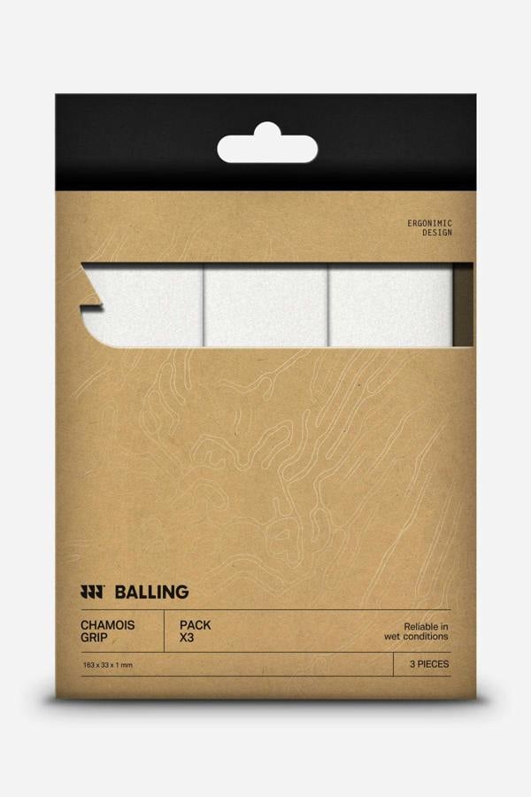 BALLING Chamois Grip White Pack x3