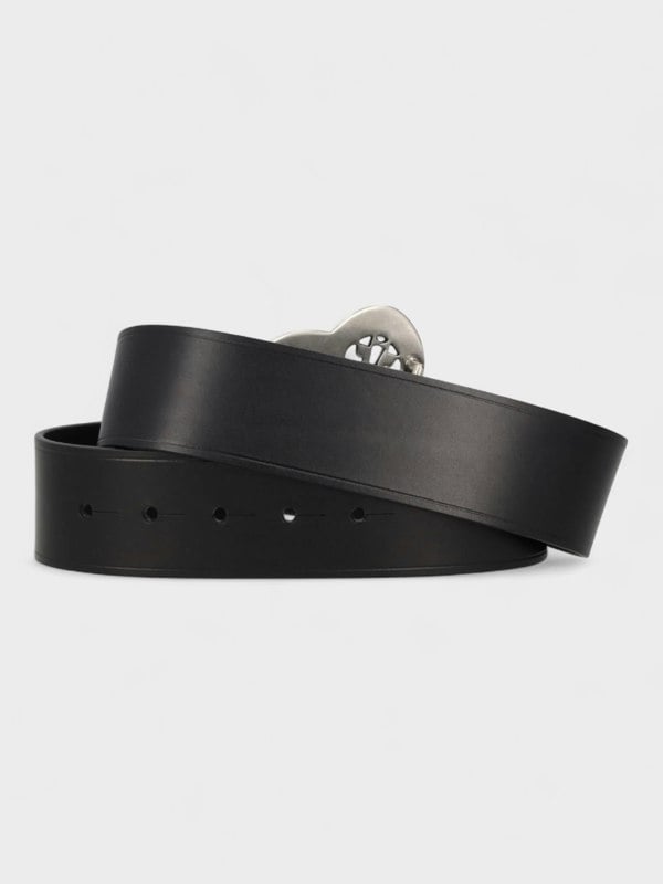 Isabel Marant Adaria Sculptured Buckle Belt Black