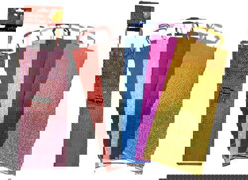 WhizzTech - Holographic Gift Wine Bottle Bag - Assorted Colours - Pack of 12