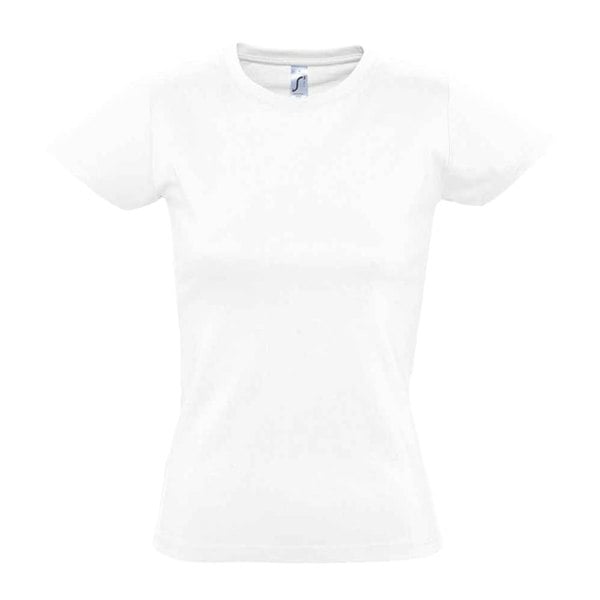 SOLS Womens/Ladies Imperial Short-Sleeved T-Shirt - Absolute White