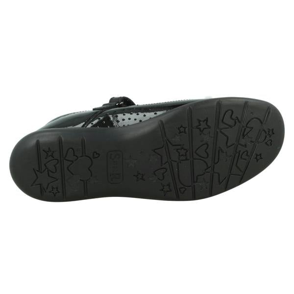 Start-rite Girls Start-Rite Diamond And Star Cut-Out T-Bar School Shoes Hope