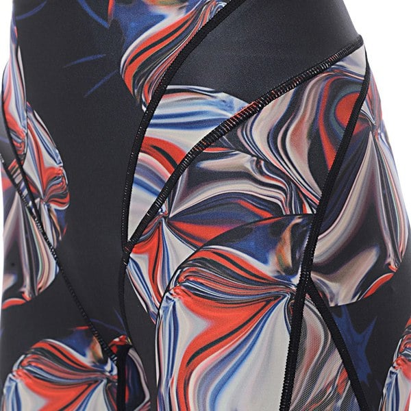 P.E Nation Ksubi x P.E Nation Womens Black Warped Bike Shorts