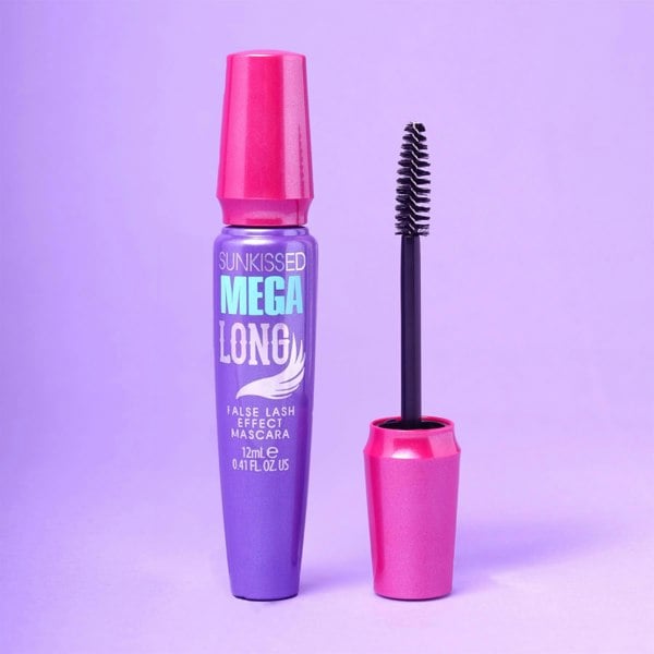 Sunkissed Mega Long False Effect Lash Mascara 12ml - Black