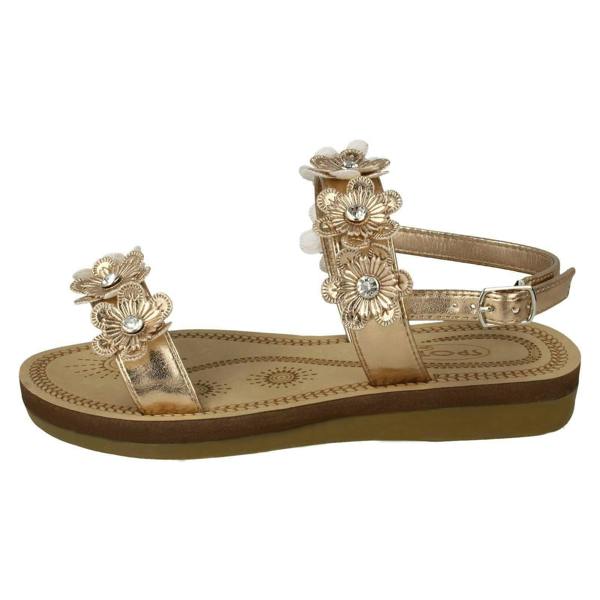 Spot On Girls Spot On Slingback Flowery Sandals