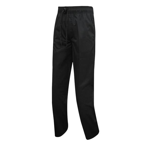 Premier Unisex Adult Slim Leg Chef Trousers - Black