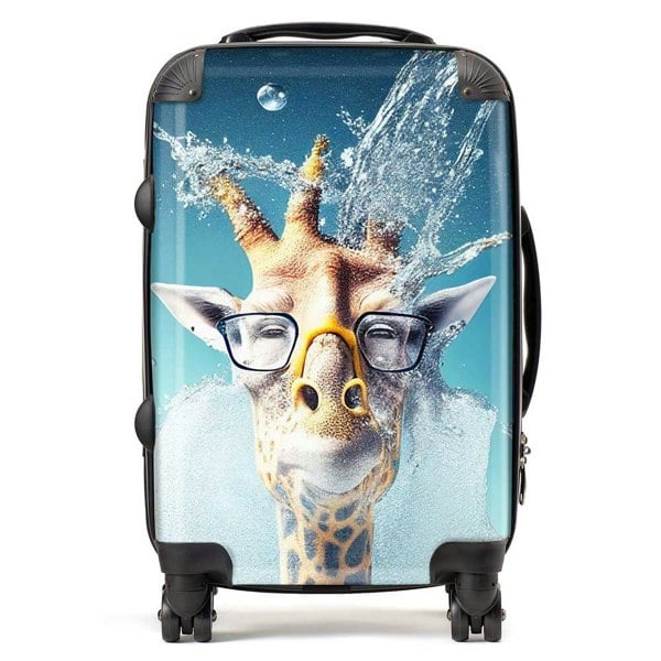 Warren Reed Giraffe Splashart Suitcase