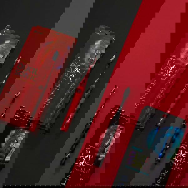 LG Reach Dual Sonic Toothbrush includes 4 Toothbrush Heads 27000 VPM Black