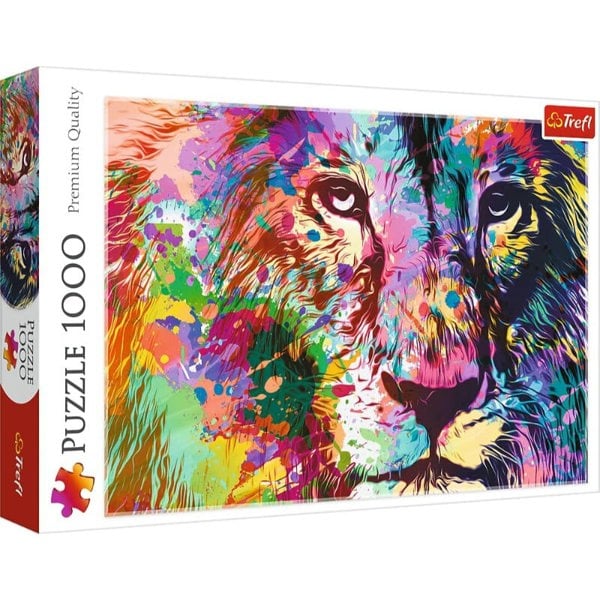 Trefl Colourful Lion Puzzle Adults - 1000 Pieces