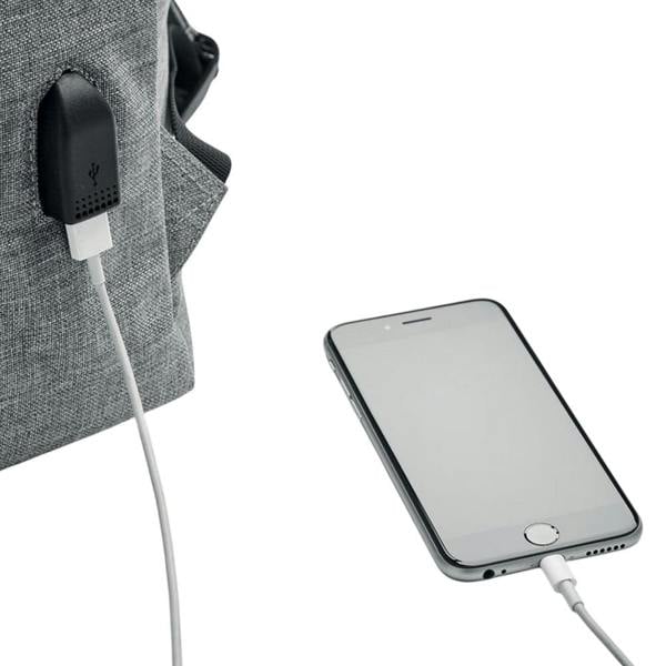 MidOcean Riga Polyester Backpack - Grey - 