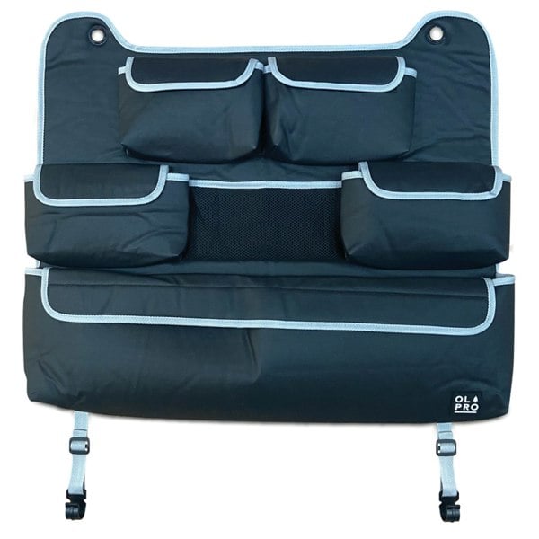 The OLPRO Rear Double Seat Storage Organiser from OLPRO on a white background.