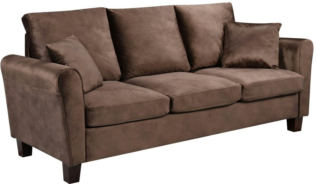 Comfy Living Tivoli Sofa Set: Brushed Velvet for a Luxurious Living Room Experience