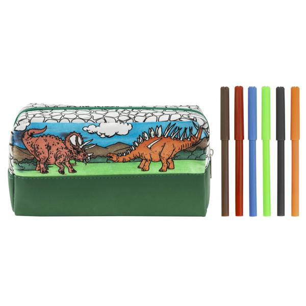Totum Dino Colour your own Pencil case